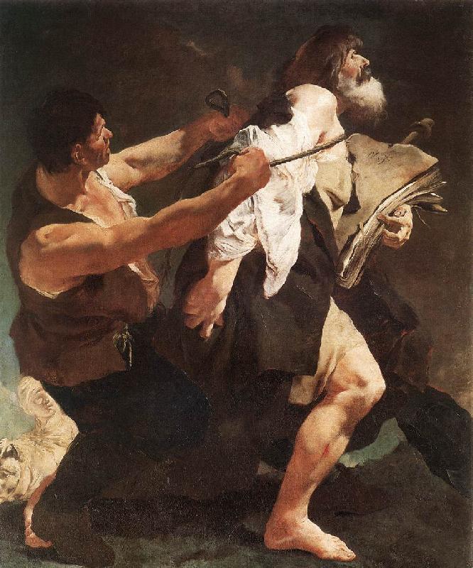 PIAZZETTA, Giovanni Battista St James Brought to Martyrdom kkjh oil painting image